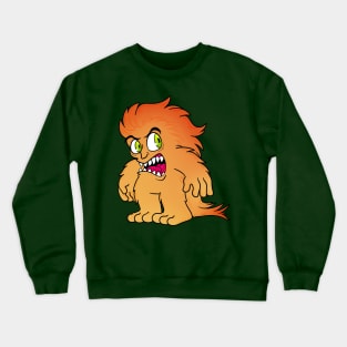 Fluffy Hair Monster Crewneck Sweatshirt